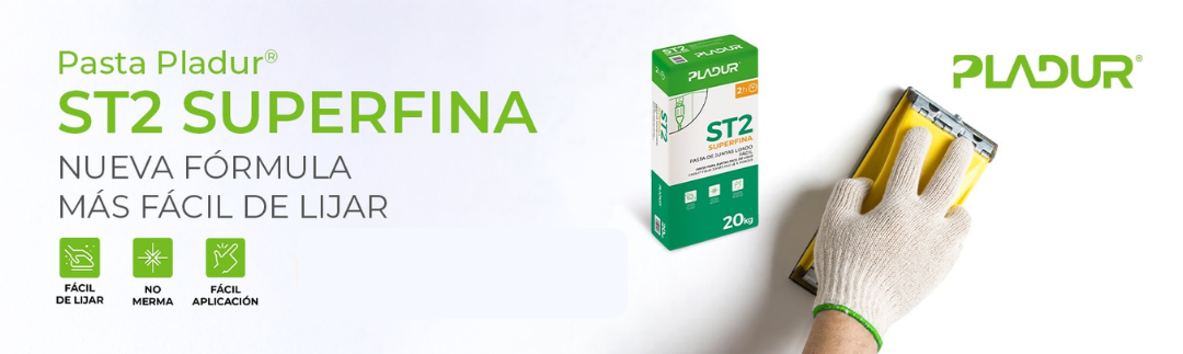 Novas pastas Pladur® ST2 SUPERFINA e ST30: Lixagem perfeita em menos tempo!