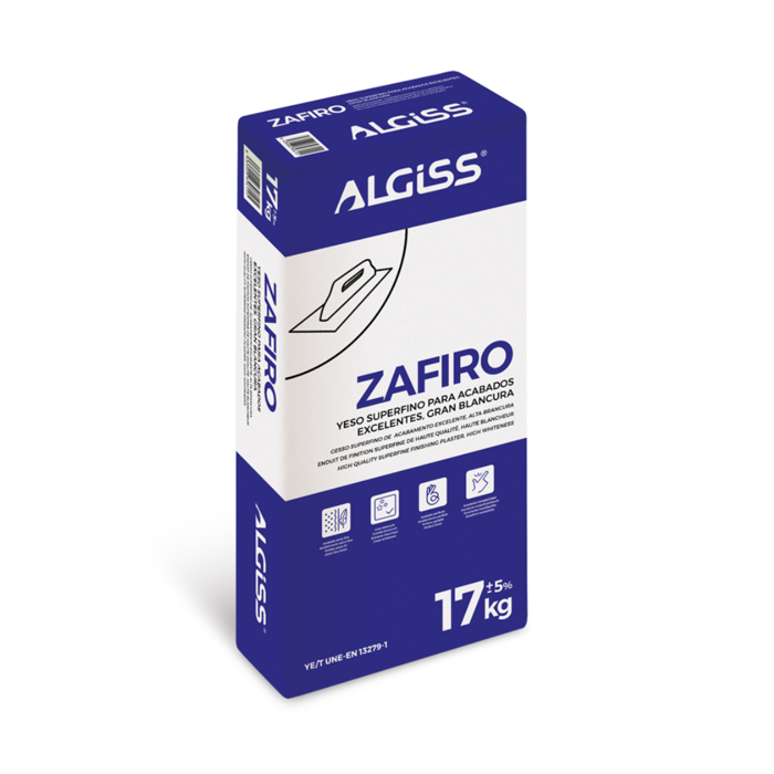Já conhece o novo gesso fino de acabamento Algíss® ZAFIRO?